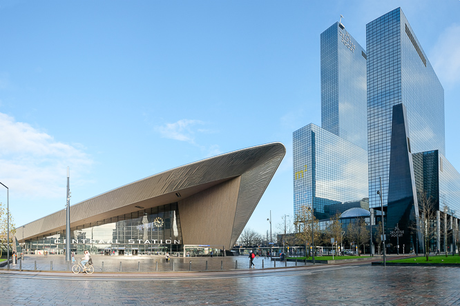 Centraal station in Rotterdam