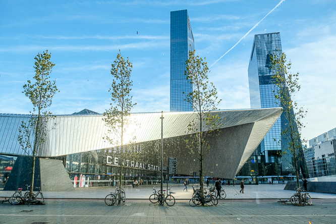 Centraal station in Rotterdam