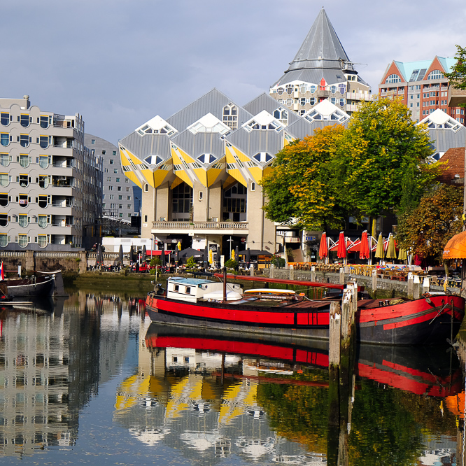 Kubuswoningen in Rotterdam